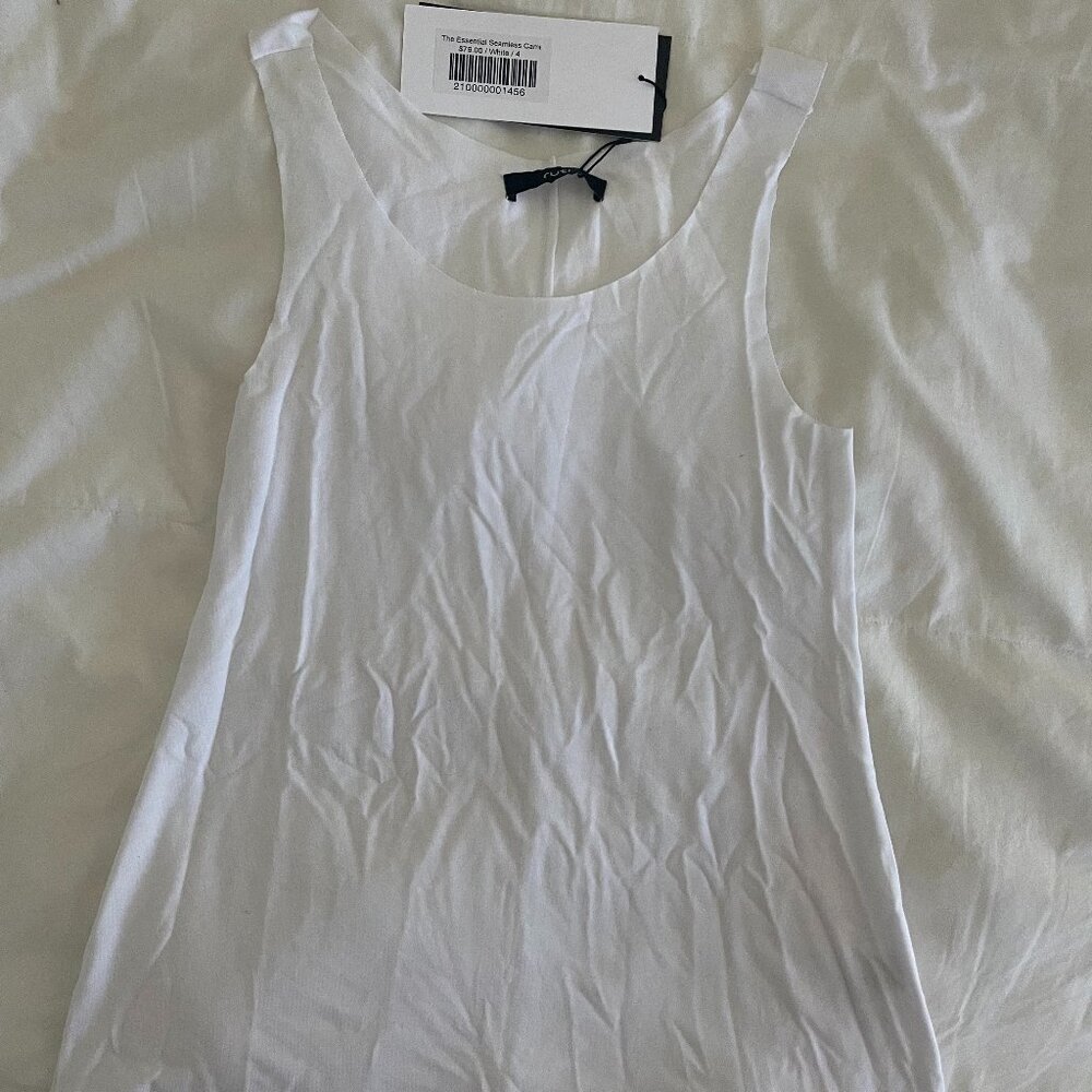 Ruti Essential Seamless Cami in White Size 4, NWT